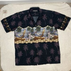 Favant Wrap Around Hawaiian Shirt: Size Extra Large